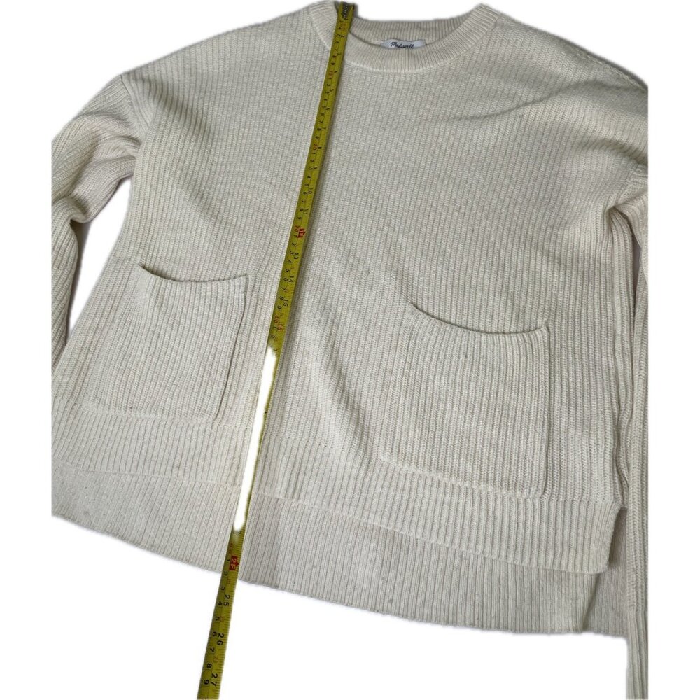 Madewell Patch Pocket Pullover Crew Neck Sweater … - image 6